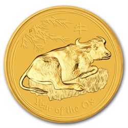 2009 1/4 oz Gold Lunar Year of the Ox (Series 2)