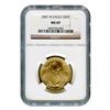 Image 1 : Burnished 2007-W $25 Gold Eagle MS69 NGC