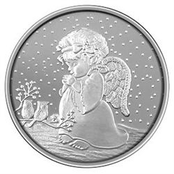 Christmas 2012 Silver Round X-4 Child Angel