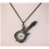 Image 1 : BRASS GUITAR WATCH NECKLACE