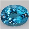 Image 1 : Natural Blue Topaz Oval Cut 1 pc per lot 34.5ctw