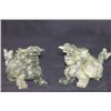 Image 1 : JADE CHINESE BABY DRAGON FIGURINES