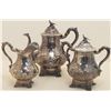 Image 1 : A.C. Benedict Three Piece Silverplate Tea Set