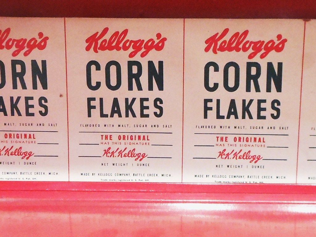 Vintage Kellogg's Cereal Dispenser Rack