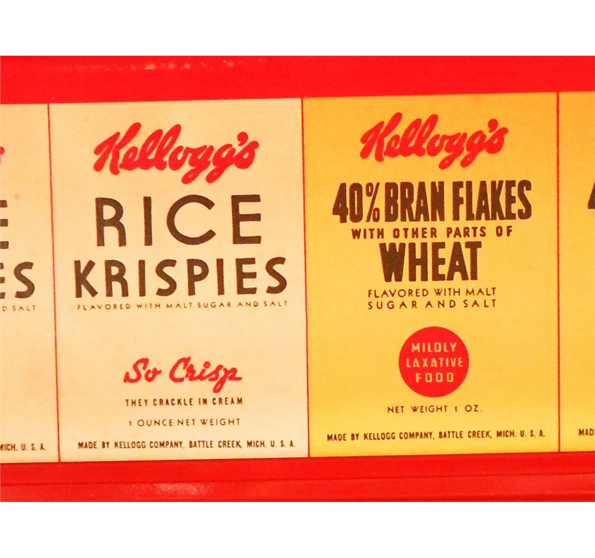 Vintage Kellogg's Cereal Dispenser Rack