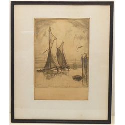 Jorgen Jorgensen Wood Block Sailboats
