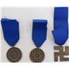Image 1 : 3 Asstd. German Nazi WWII Award Medals