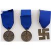 Image 2 : 3 Asstd. German Nazi WWII Award Medals