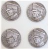 Image 1 : 4 German Nazi Coins w/ Adolf Hitler