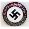 Image 1 : German Nazi WWII Enameled NSDAP Badge