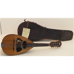 Vega Bowl Back Mandolin with Leather Case
