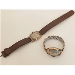 Lot of 2 Men's Wristwatches Croton & Bulova