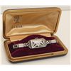 Image 1 : Elgin Art Deco Triangular Face Wristwatch