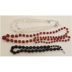 Lot of 3 Vintage Costume Jewelry Necklaces