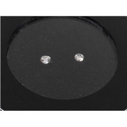 Two 20 Point Round Diamonds