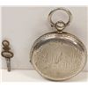 Image 1 : Achard & Fils Keywind Pocket Watch w/ Key