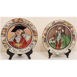 2 Royal Doulton Plates Mayor & Squire