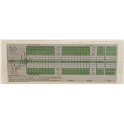 Arnold Palmer Autographed Merion Scorecard