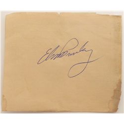 Elvis Presley Autograph on 1970 Receipt