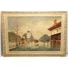Image 1 : Luigi Semprini Oil On Canvas Paris Street Scene