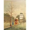 Image 2 : Luigi Semprini Oil On Canvas Paris Street Scene