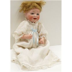 German Bisque Head Baby Doll 12 1/2"