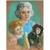 Image 2 : Ida Leibovitz Crayon & Pastel on Board