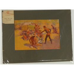 Fredric Remington Chromolitho "The Quarrel" Artist Proof