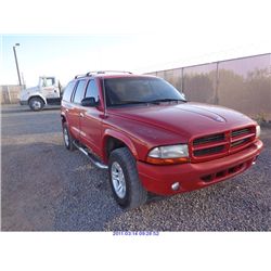 2003 - DODGE DURANGO//RESTORED SALVAGE TITLE
