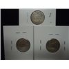 Image 2 : 1908, 10 & 11 BARBER DIMES ALL FINE