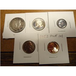 1953 US SILVER PROOF SET TONING NOTED ON