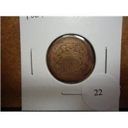 1864 TWO CENT PIECE
