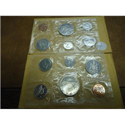 1968 & 69 CANADA (PF LIKE) SETS WITH ENVELOPES