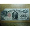 Image 1 : 1917 LARGE SIZE $1 LEGAL TENDER NOTE RED SEAL