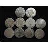 Image 2 : 10 ASSORTED 1880'S SEATED LIBERTY DIMES