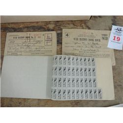 War Ration Books