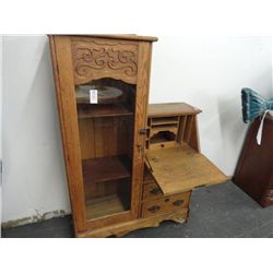 Oak Writing Library Desk