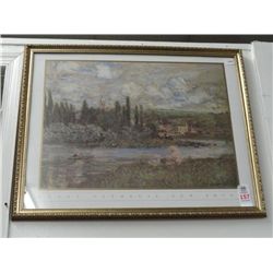 Monet Framed Print   30  x  24  Frame Size