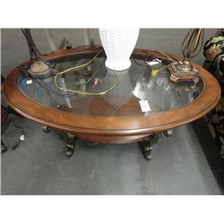 Glasstop Coffee & End Table Set