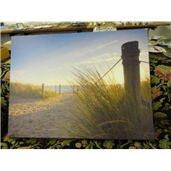 Beach Scene Canvas Print