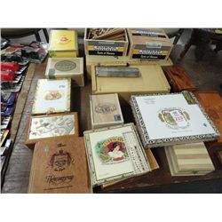 Lot of Cigar Boxes