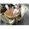 Image 1 : French Provincial Table w/6 Chairs & China Hutch
