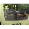 Image 2 : Cast Aluminum Patio Table w/8 Chairs