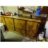 Image 3 : Pine Executive Desk w/Credenza
