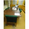 Image 1 : Mahogany Conference Table w/6 Chairs