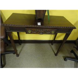Ornate Wood Hall Table