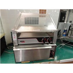 AP Wyott Hot Dog Roller w/Bun Warmer