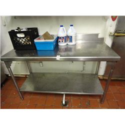 5' S/S Table w/Undershelf