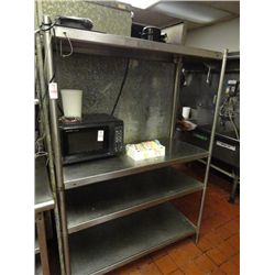 S/S 4-Shelf Rack