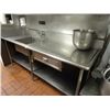 Image 1 : 8' S/S Pot Sink w/Storage